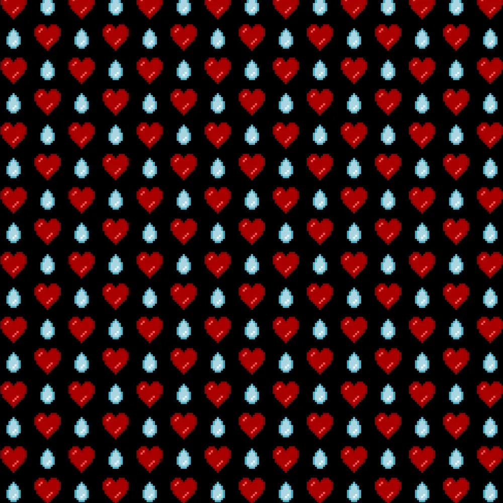 8-Bit Heart Break Skater Dress