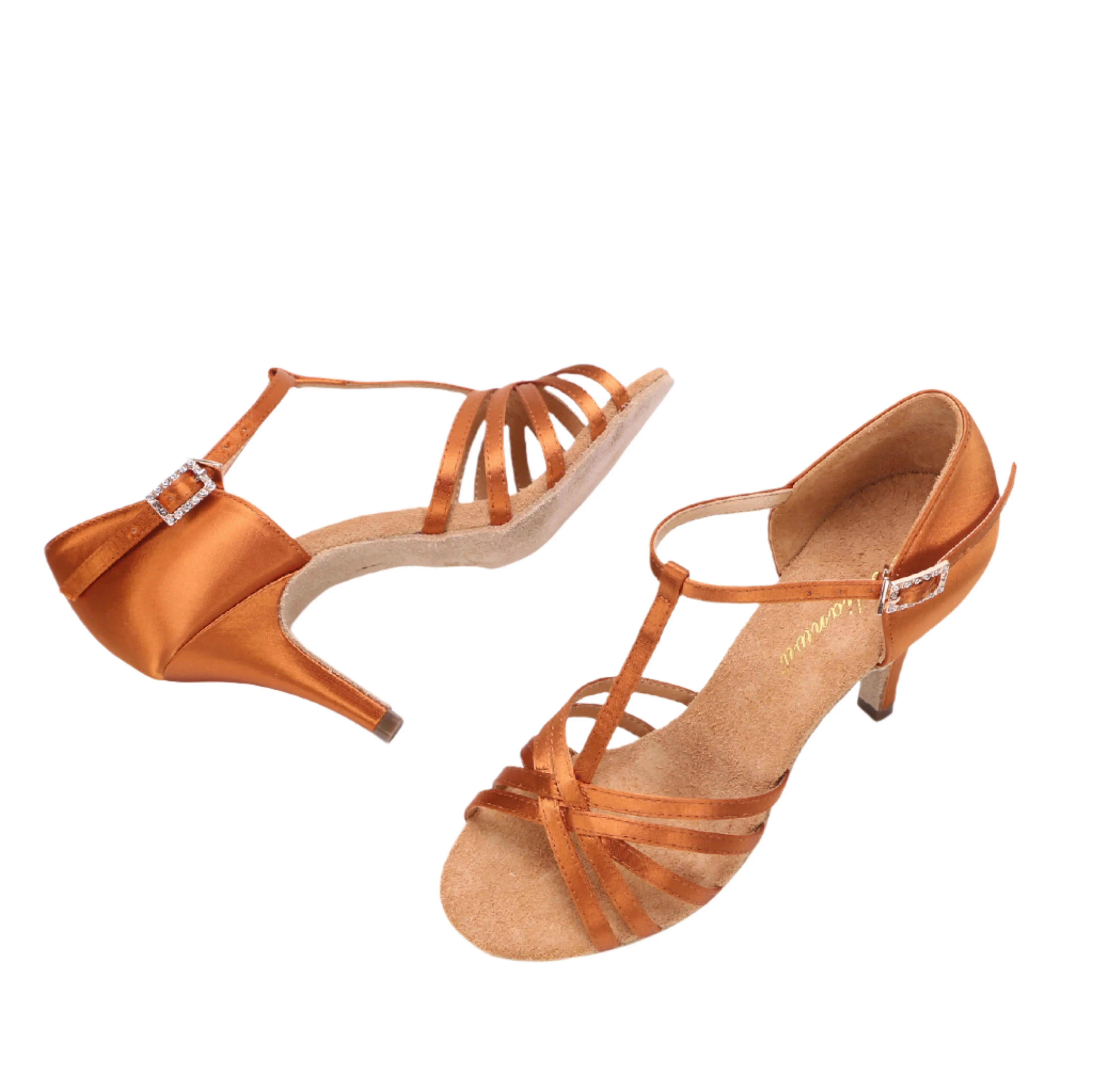 AILIANWU.L004FE WOMEN CLASSIC T-STYLE LATIN DANCE SHOES