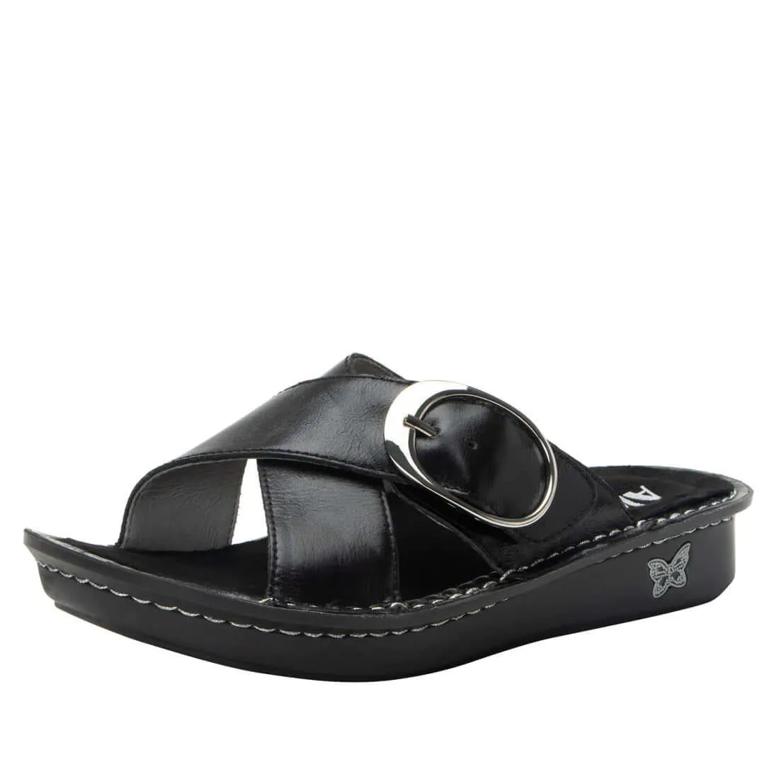 Alegria Vanya Womens Slide Sandal - Noir