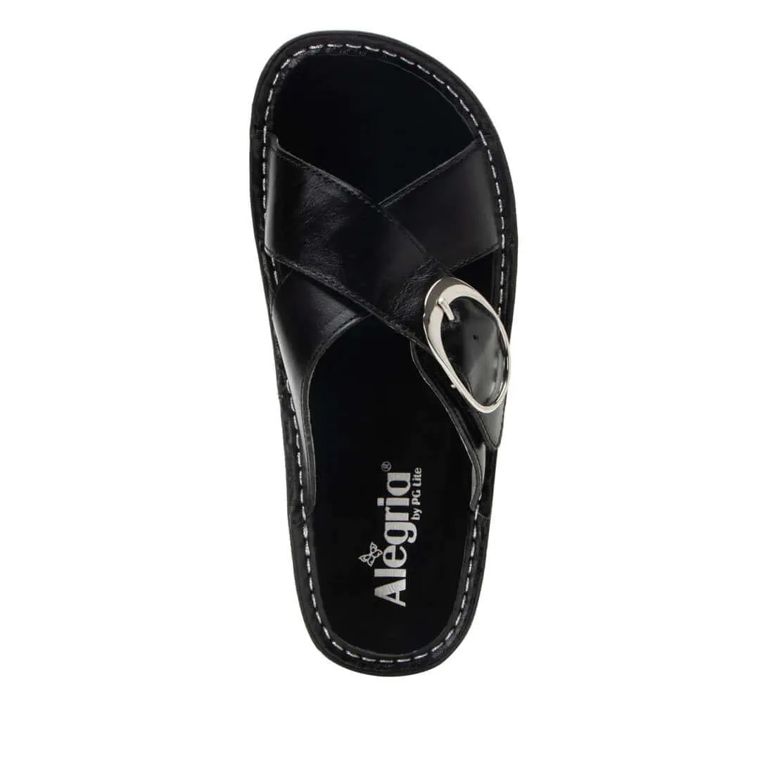 Alegria Vanya Womens Slide Sandal - Noir