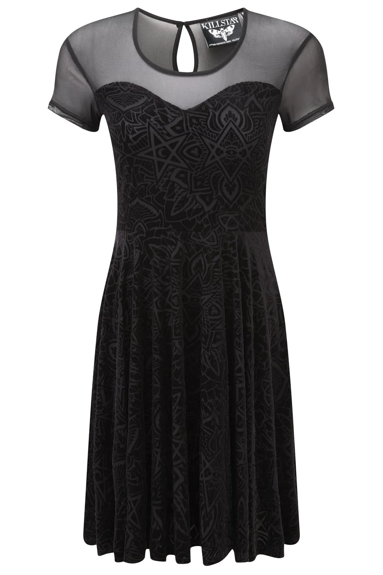 Burn Baby Burn Mesh Skater Dress [B] - Resurrect