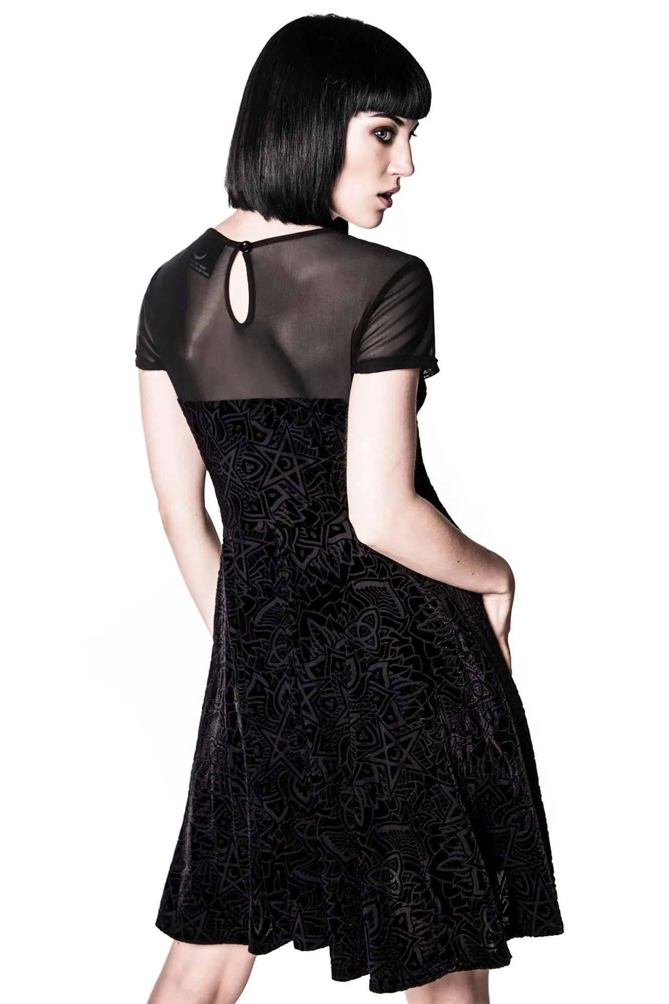 Burn Baby Burn Mesh Skater Dress [B] - Resurrect