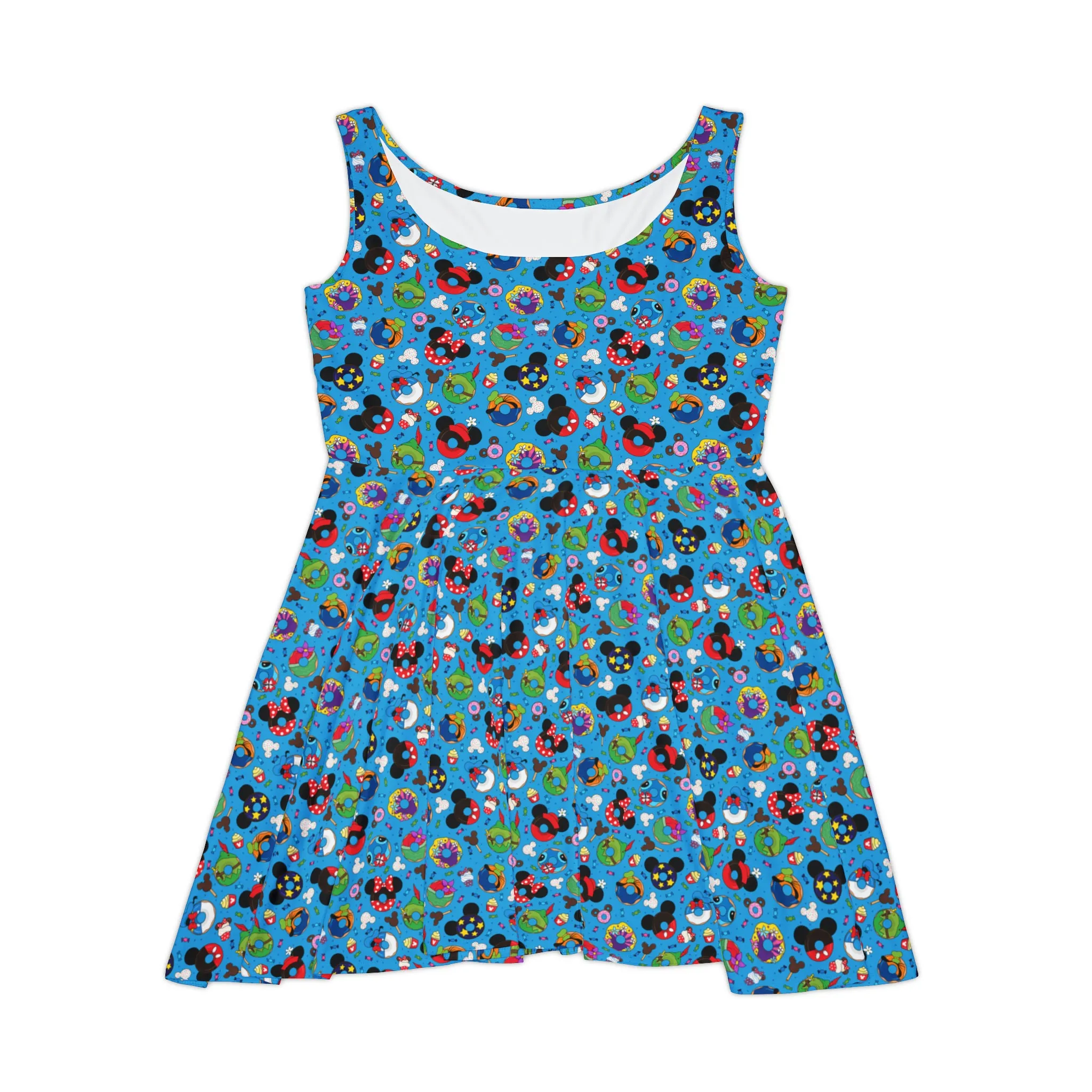 Character Donuts Women's Skater Dress