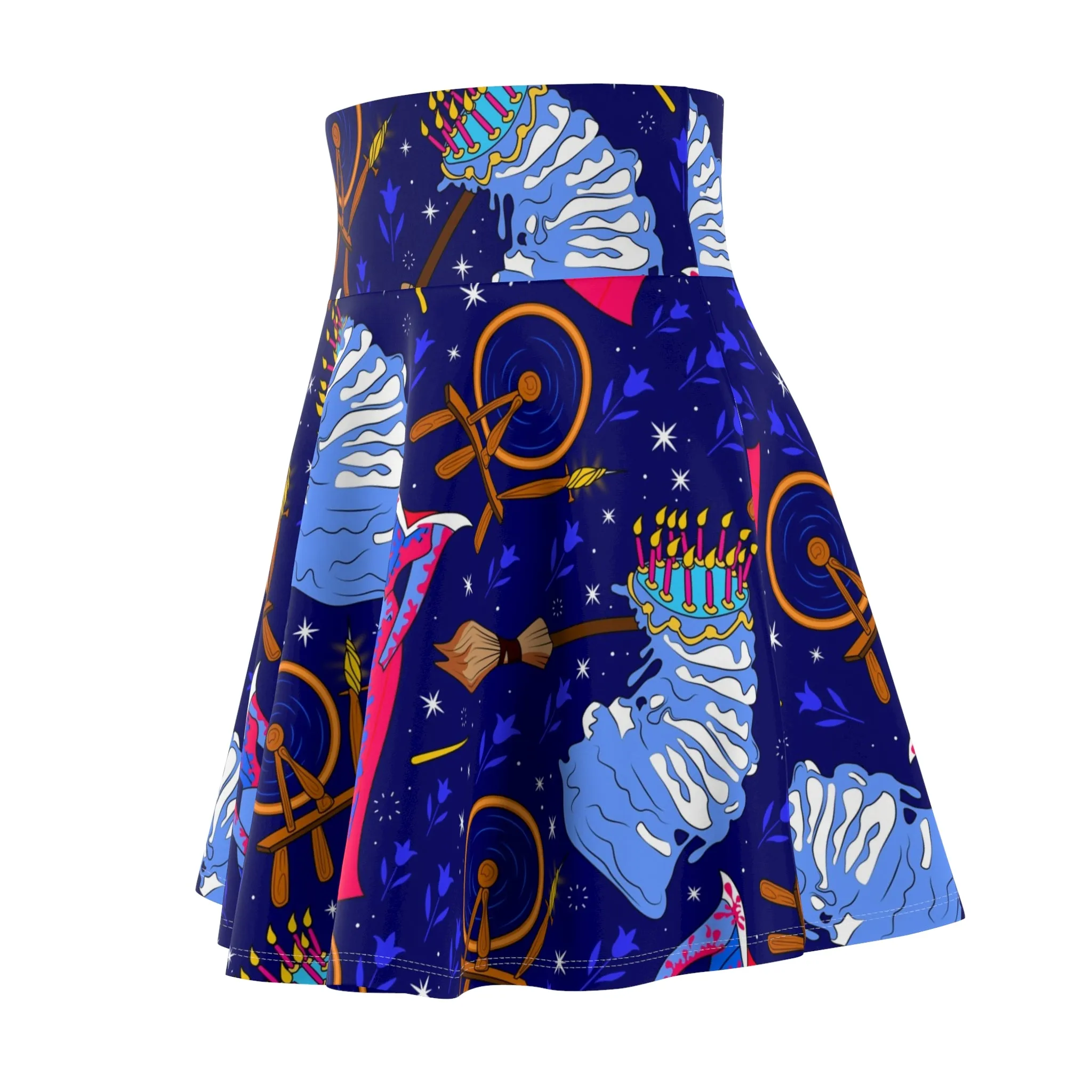 Disney Sleeping Beauty Make It Blue Make It Pink Women's Skater Skirt