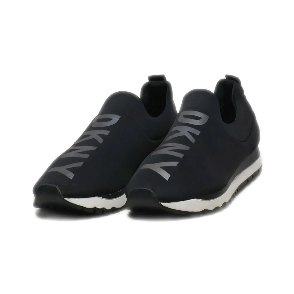 Dkny Slip Ons Fabric Black Colour For Women