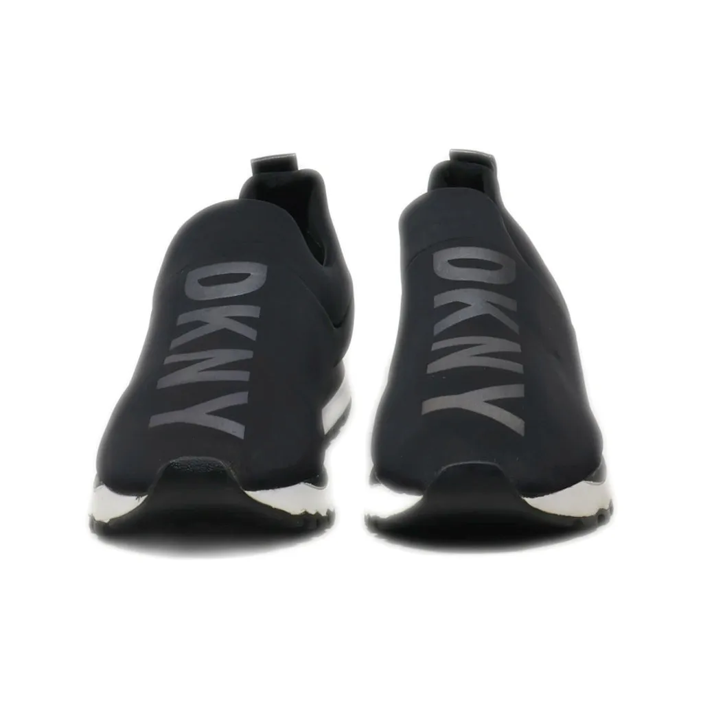 Dkny Slip Ons Fabric Black Colour For Women
