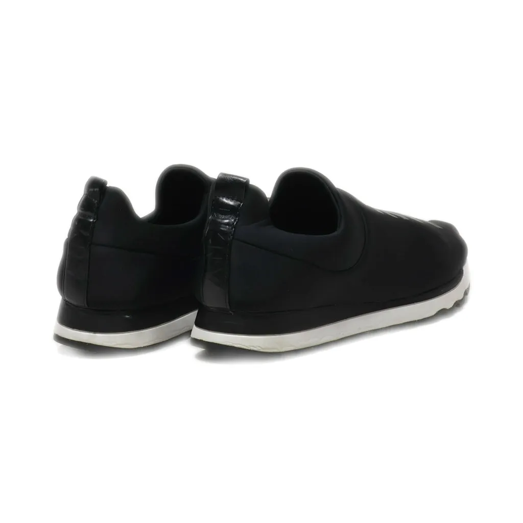 Dkny Slip Ons Fabric Black Colour For Women