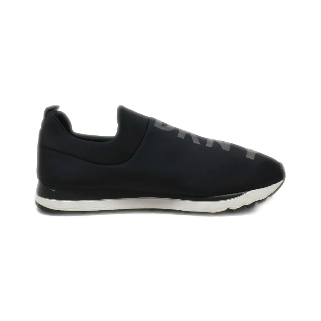Dkny Slip Ons Fabric Black Colour For Women