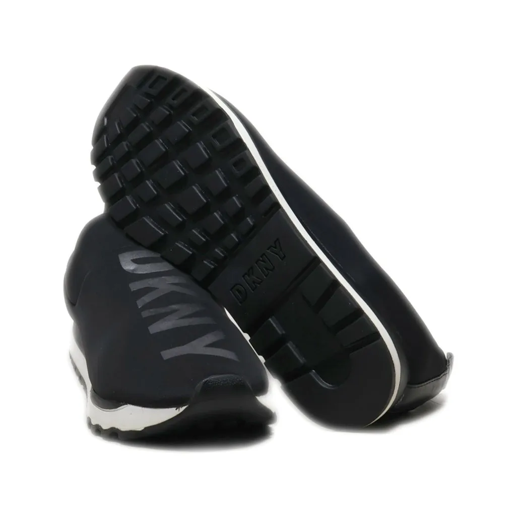 Dkny Slip Ons Fabric Black Colour For Women