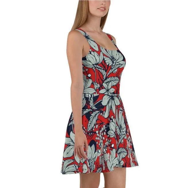 Floral Flatter Skater Dress