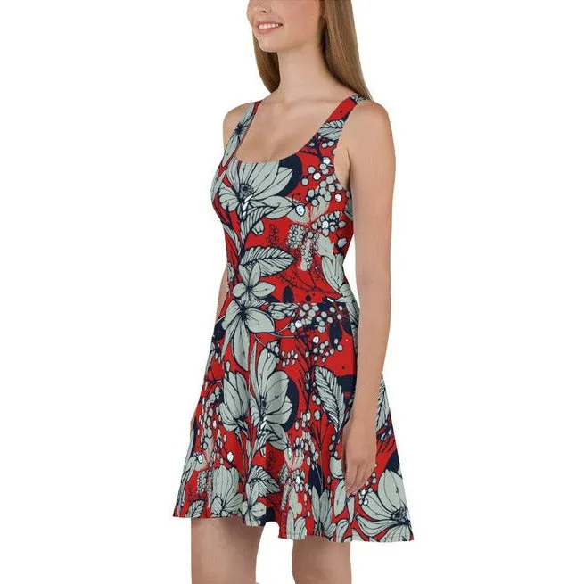 Floral Flatter Skater Dress