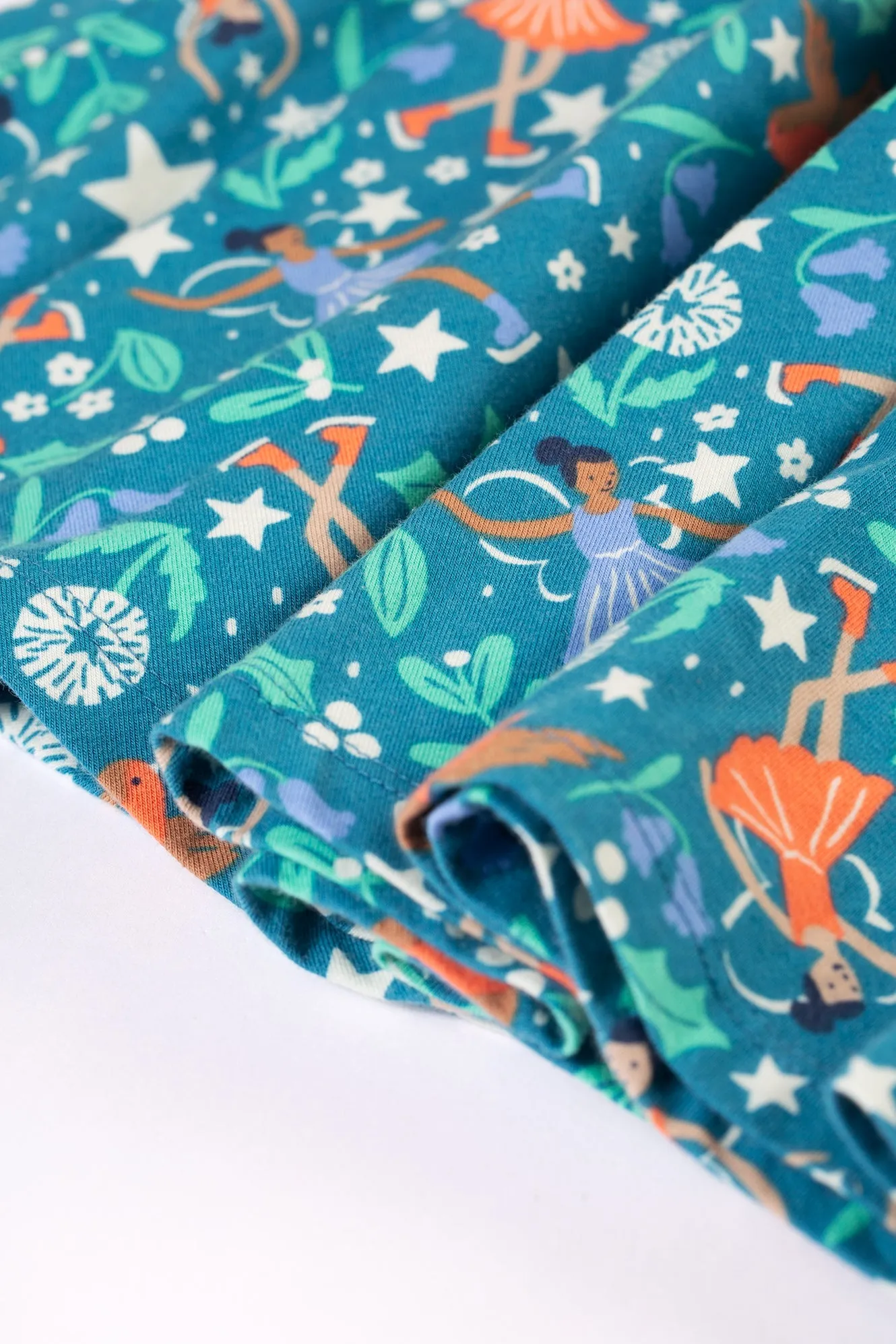 Frugi Party Skater Dress - Enchanted Forest