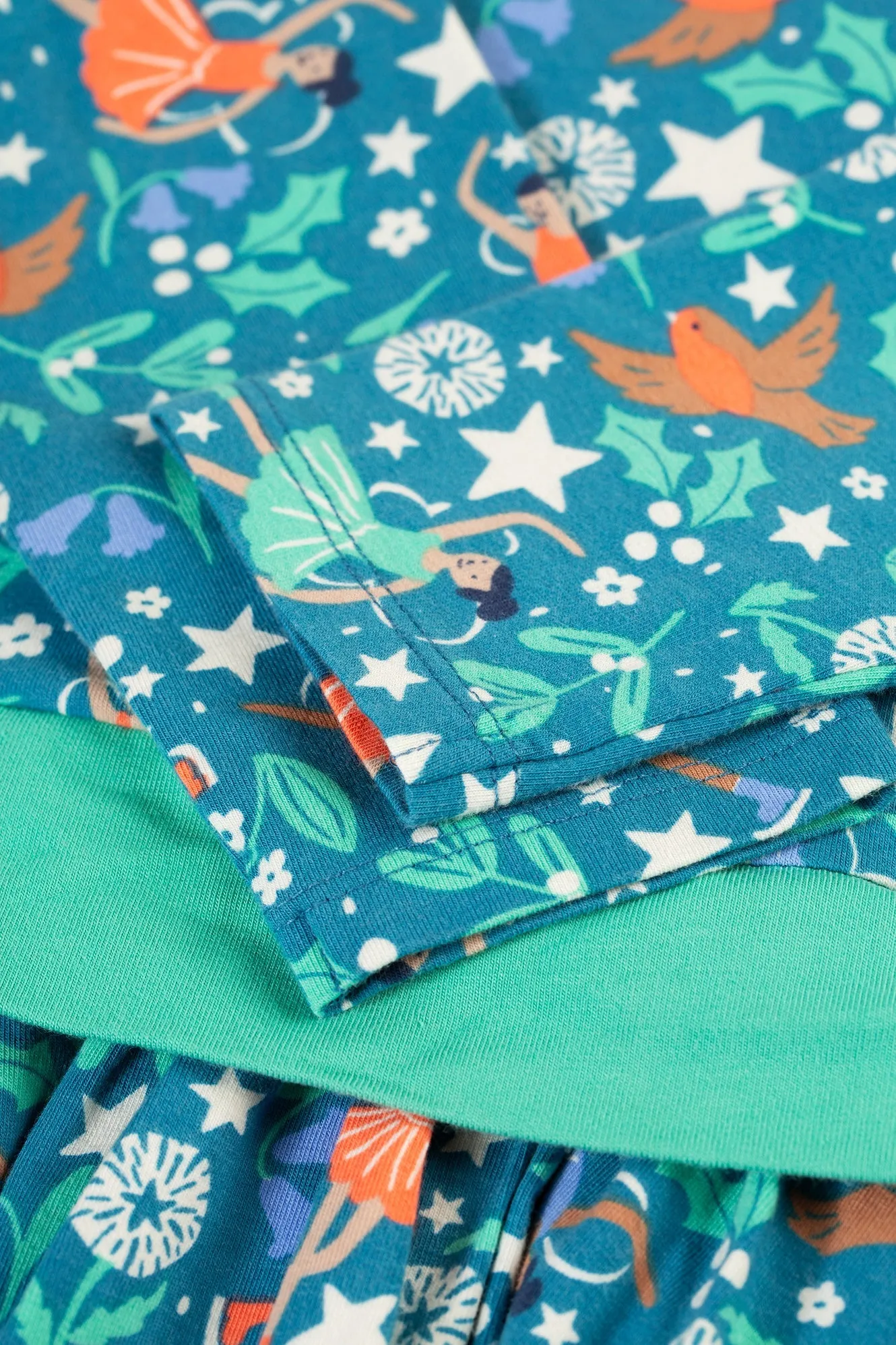 Frugi Party Skater Dress - Enchanted Forest