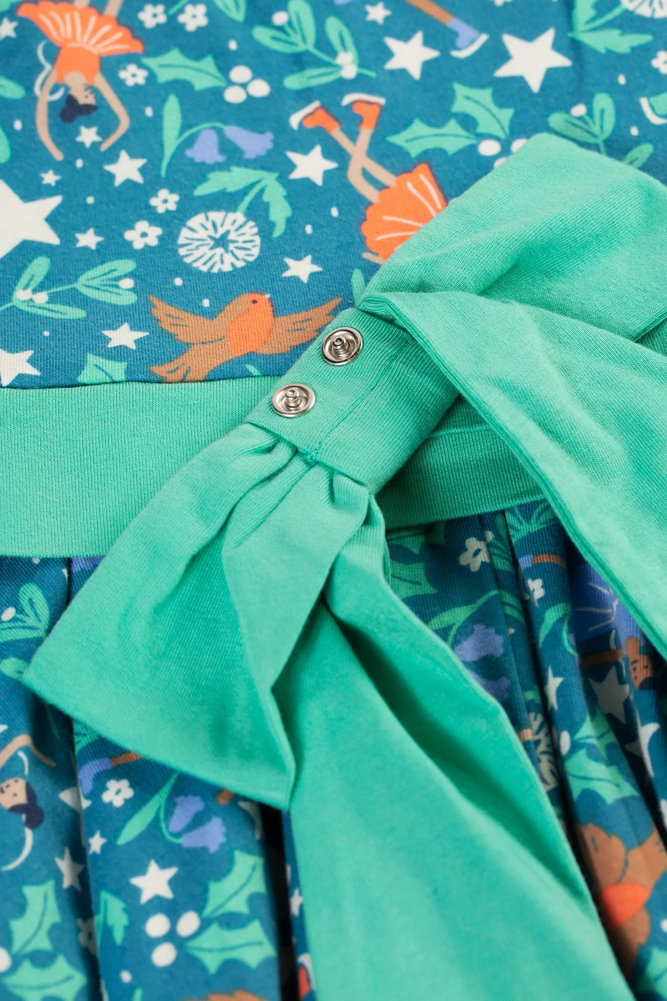 Frugi Party Skater Dress - Enchanted Forest