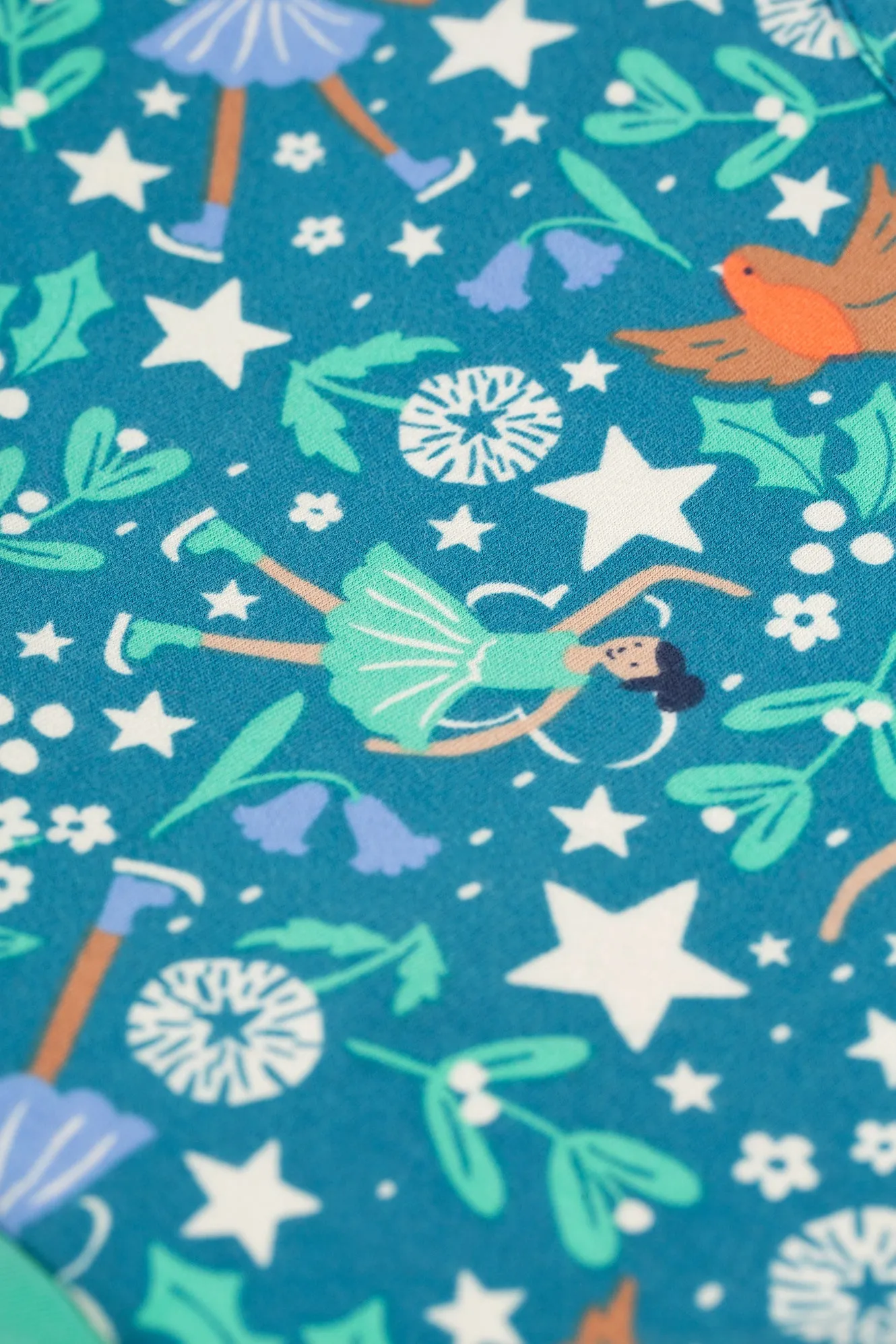 Frugi Party Skater Dress - Enchanted Forest