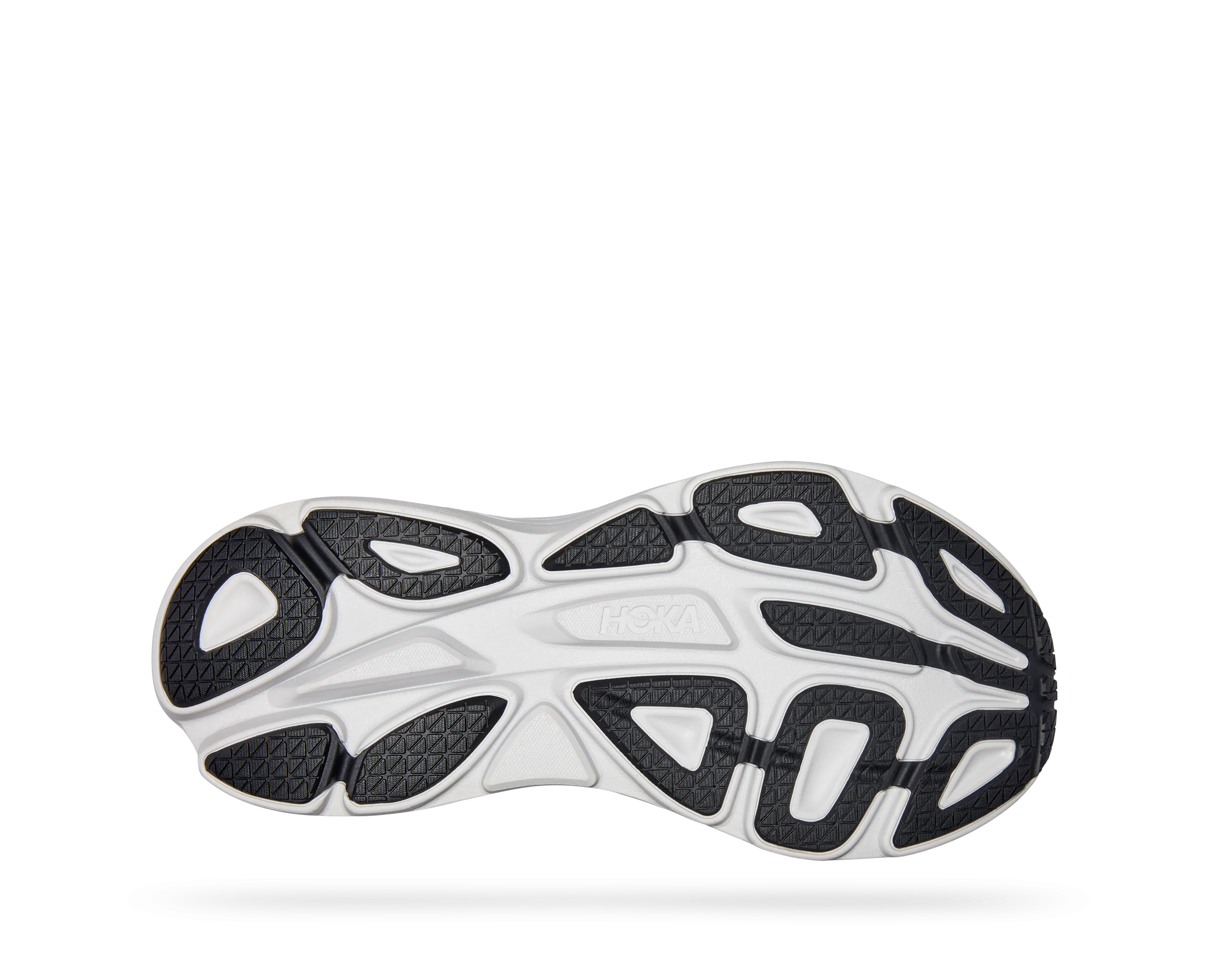 Men's HOKA Bondi 8 Wide Running Shoe in Sharkskin / Harbor Mist