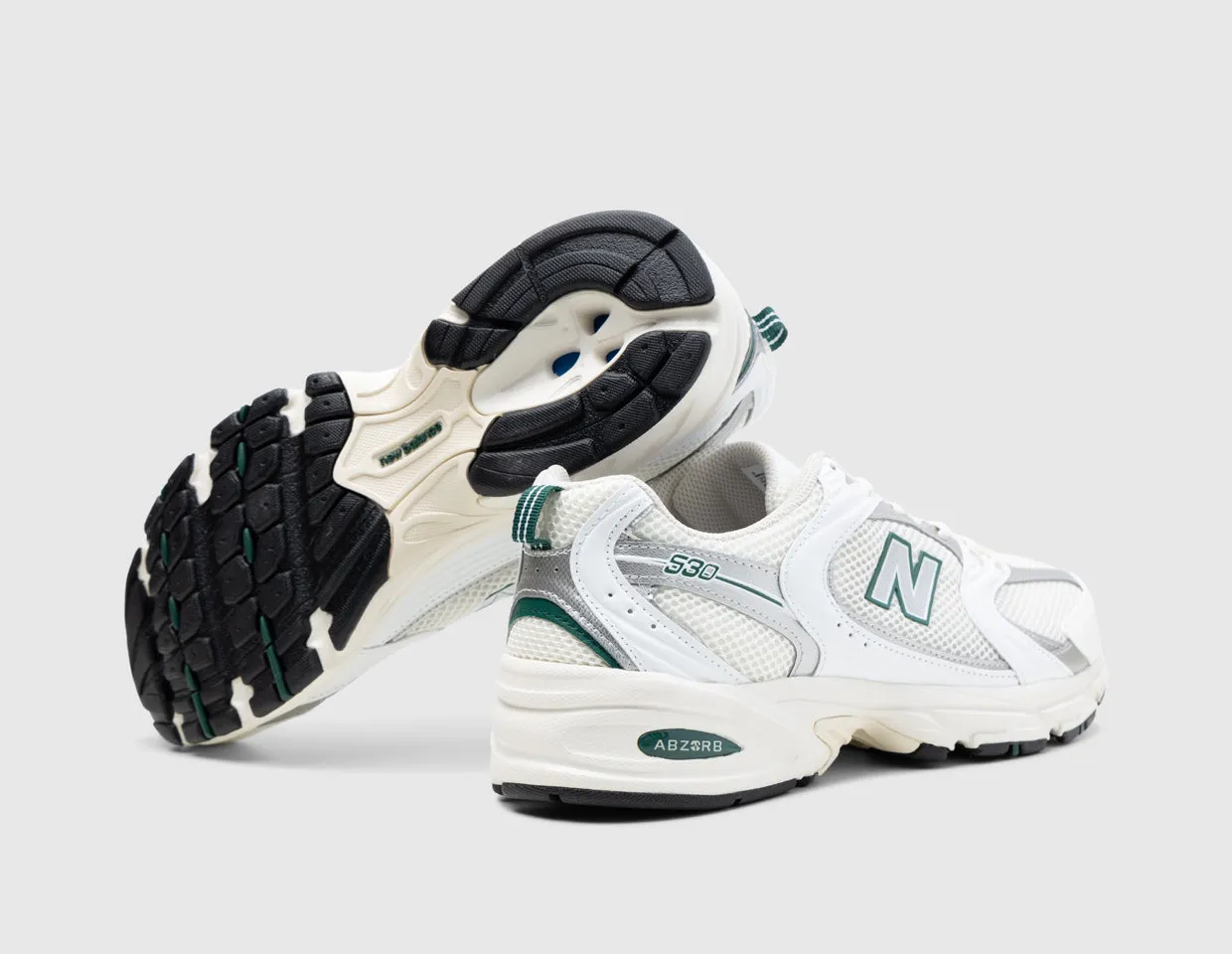 New Balance 530 Sea Salt / White - Marsh Green