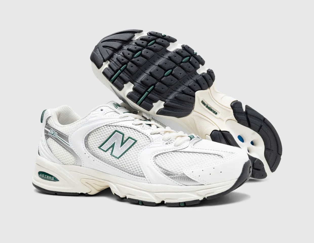 New Balance 530 Sea Salt / White - Marsh Green