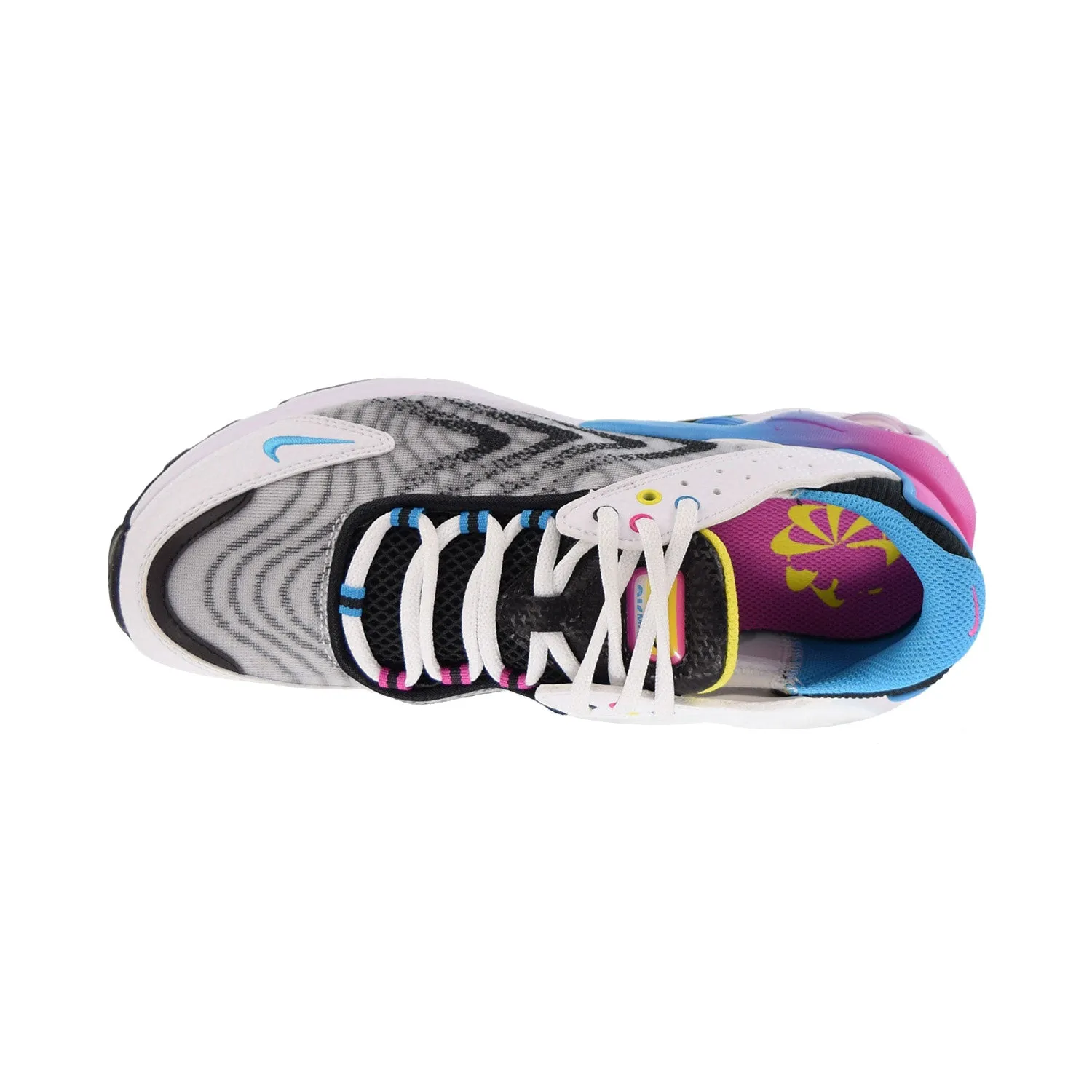 Nike Air Max TW SE (GS) Big Kids' Shoes White-Black-Opti Yellow
