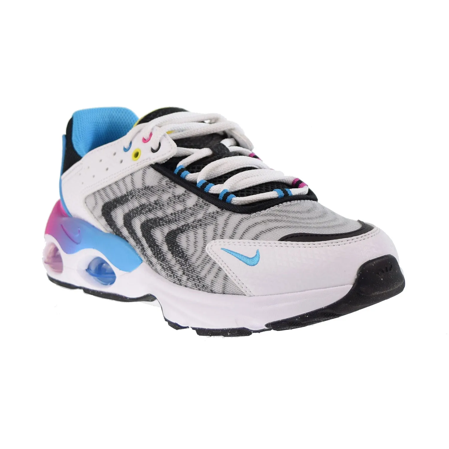 Nike Air Max TW SE (GS) Big Kids' Shoes White-Black-Opti Yellow