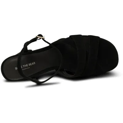 Shoe The Bear Nova Heels in Black Suede - STB2342