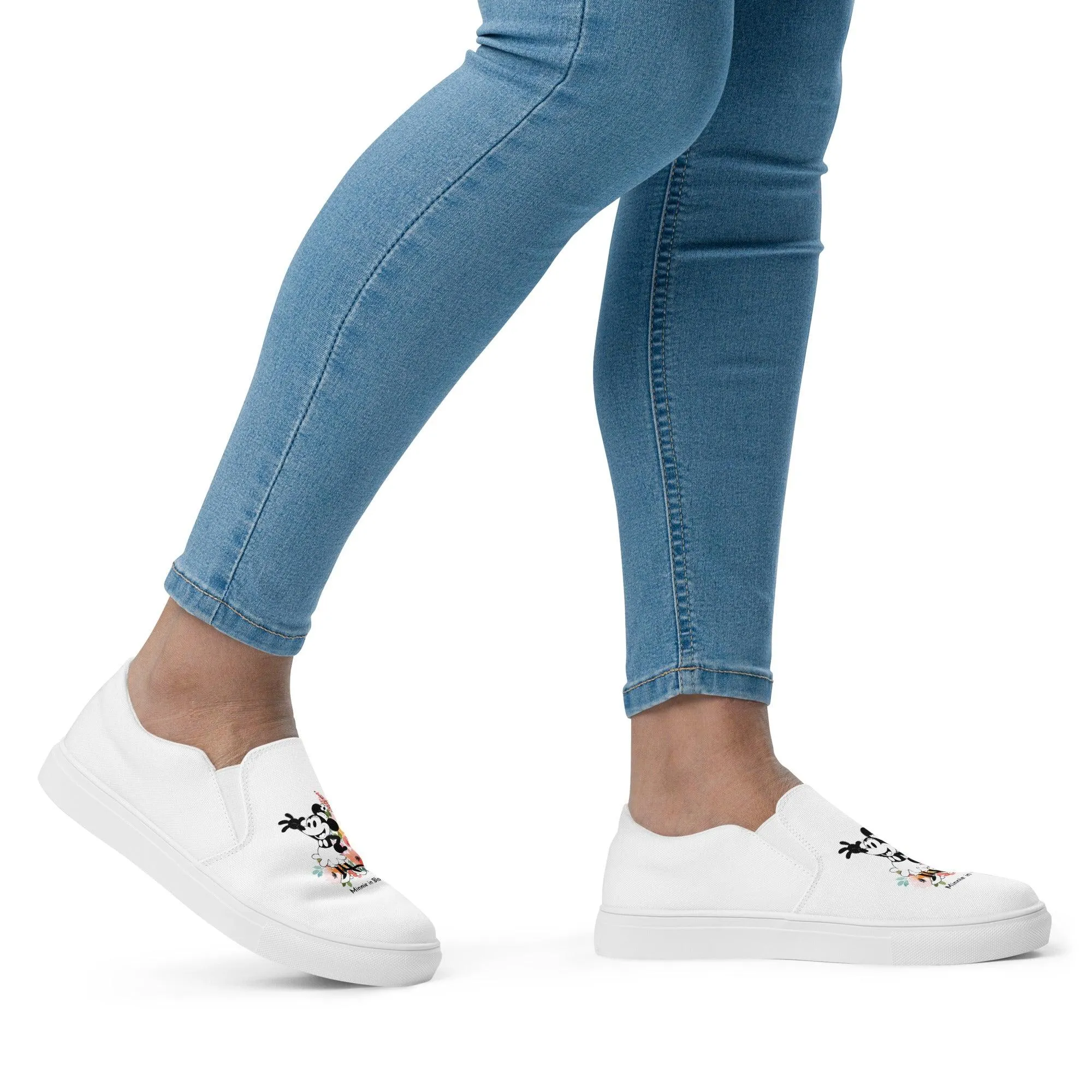Steamboat Willie - Bloom - Women’s Slip-on Canvas Shoes