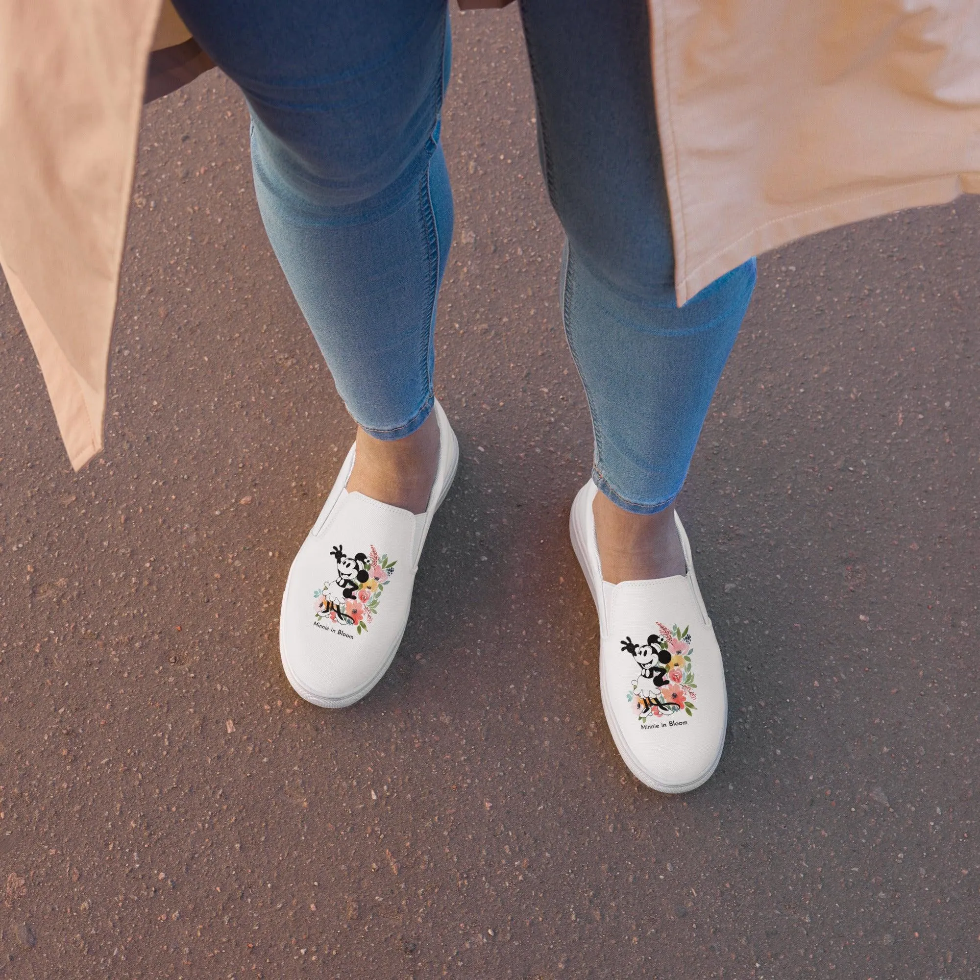 Steamboat Willie - Bloom - Women’s Slip-on Canvas Shoes