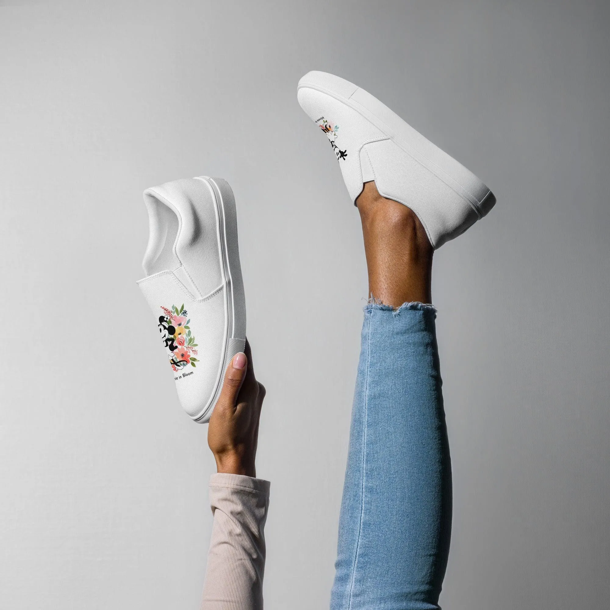 Steamboat Willie - Bloom - Women’s Slip-on Canvas Shoes