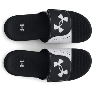 UNDER ARMOUR IGNITE 7 BLACK/WHITE SLIDES
