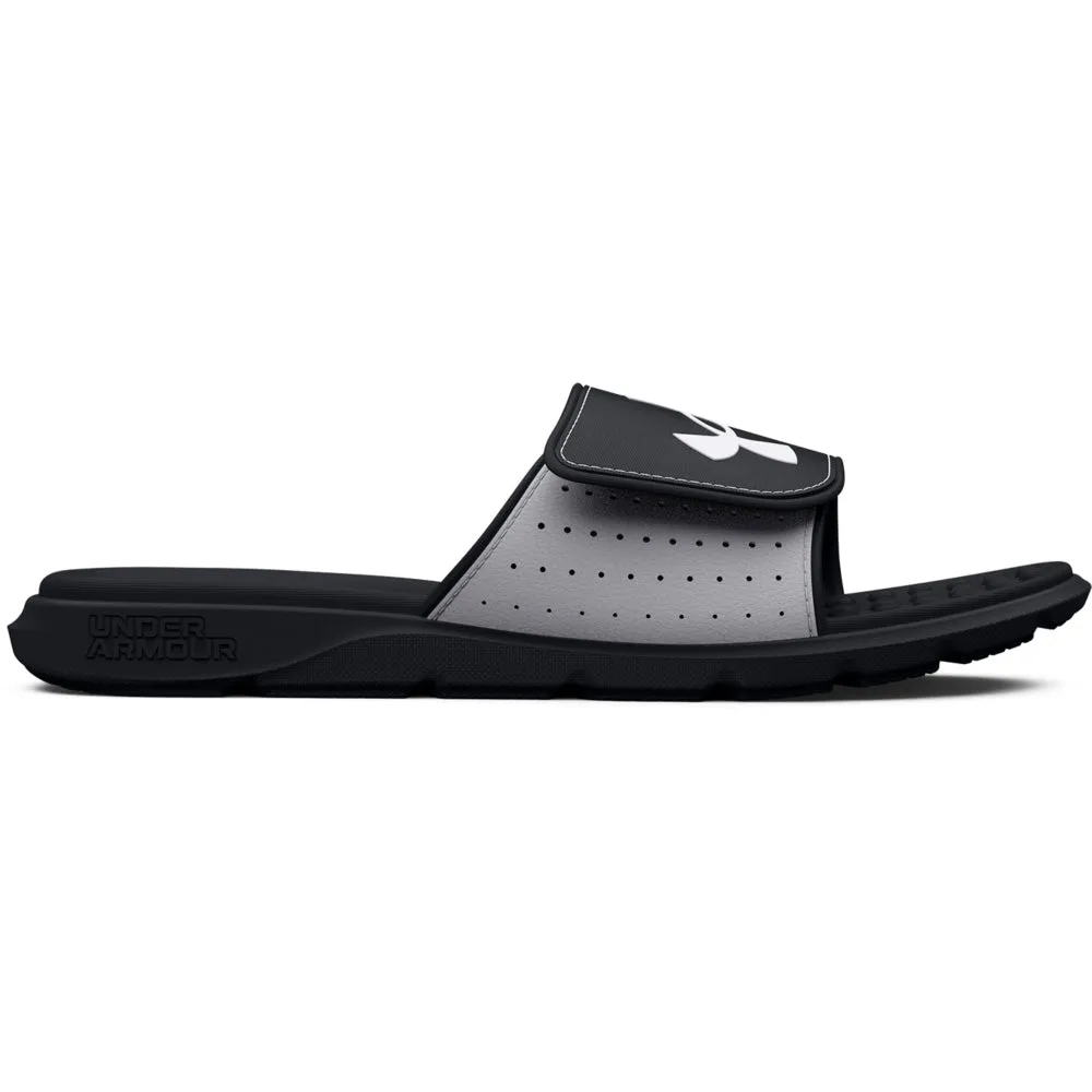 UNDER ARMOUR IGNITE 7 BLACK/WHITE SLIDES