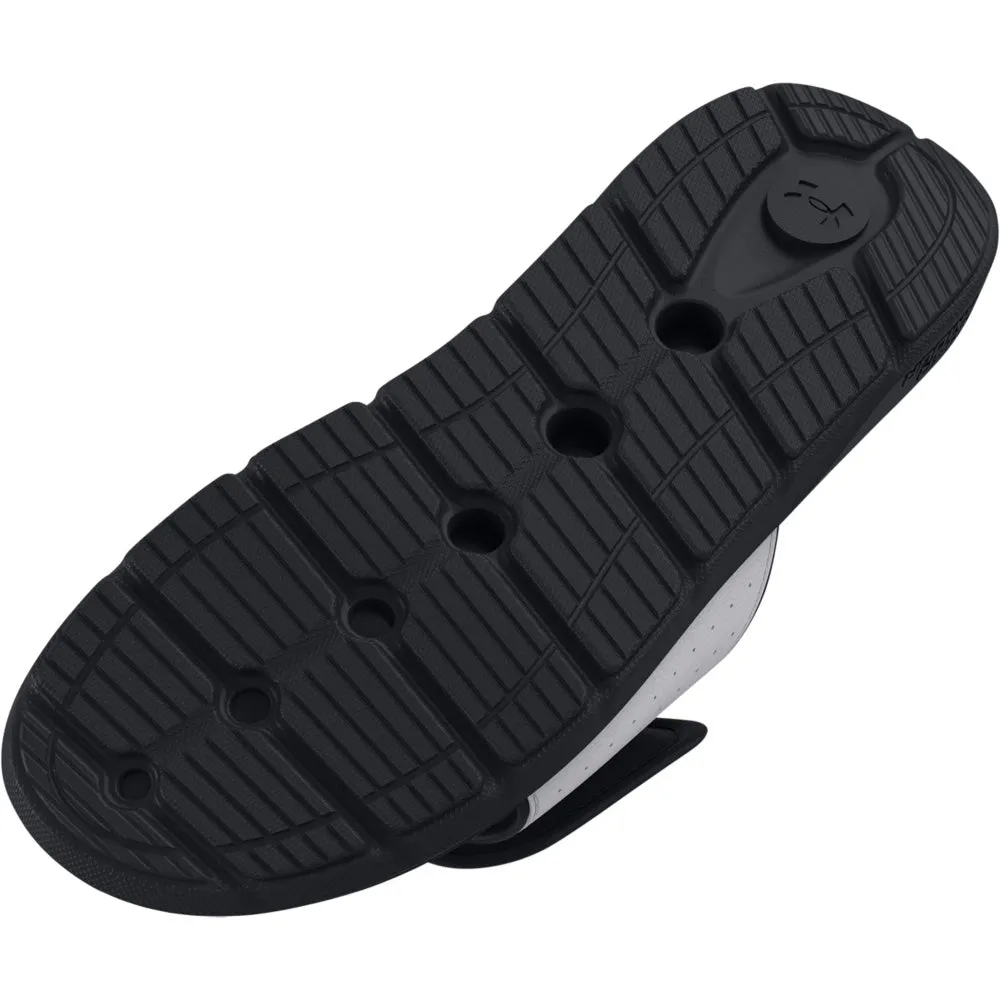 UNDER ARMOUR IGNITE 7 BLACK/WHITE SLIDES